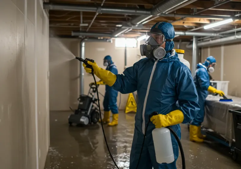 Basement Sanitization and Antimicrobial Treatment process in Kalawao County, HI